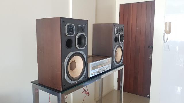 Receiver Sansui e par de caixas de som Gradiente - Foto 3