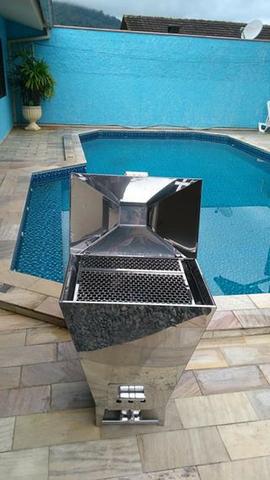 Churrasqueira inox bafo grande - Foto 2