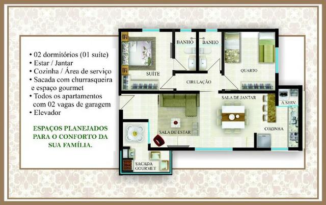 Oportunidade! Apartamento Pronto Para Morar ? Gaspar - SC - Foto 3