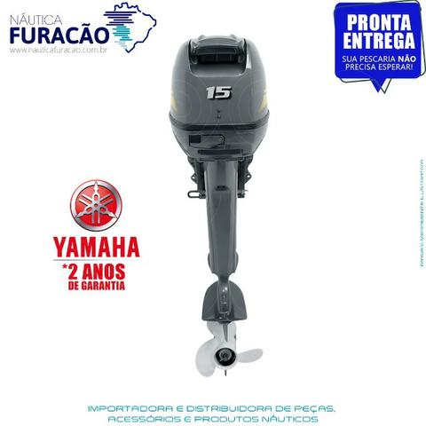 Motor de Popa Yamaha 15hp (Partida Manual) - Foto 4