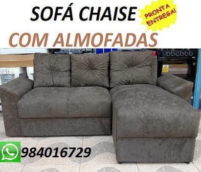 Faça Seu Pedido e Receba No Mesmo Dia Lindo Sofa Chaise Com Almofadas Apenas 599,00