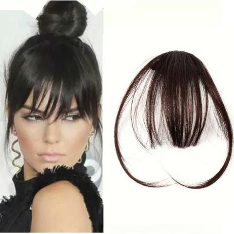 Franja Aplique Tic Tac Igual Cabelo Humano Fibra Japonesa - Foto 2