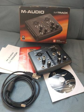 M-audio M-track Li 2x2 Interface De Áudio Para Homestudio