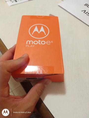 Moto E6 play azul / c/ biometria / novo / lacrado - Foto 2