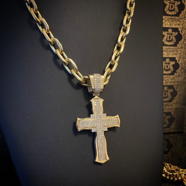 Crucifixo em Ouro e Diamantes - Foto 3