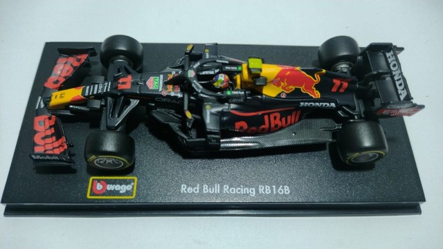 Miniatura Carro Formula 1 Red Bull 2021 Perez F1
