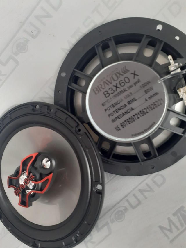 Par de alto falante. Bravox. Triaxial. 6". Garantia. Novo. Instalado.  - Foto 4