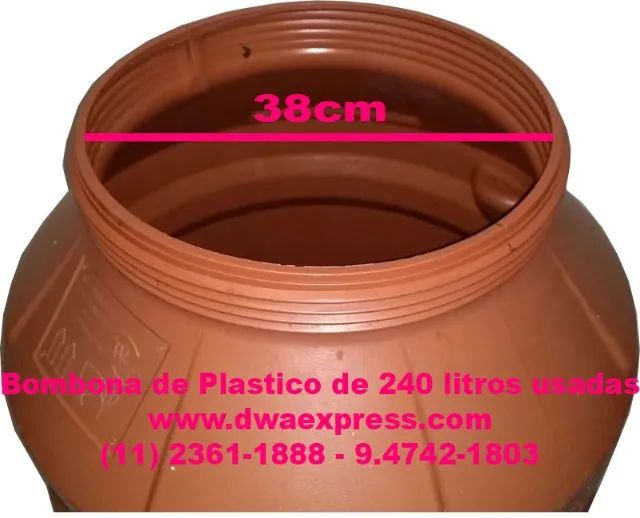 Bombona Tambores Barrica de Plastico de 240 litros (11) 9.4742-1803 - Tampa de Rosca - Foto 3