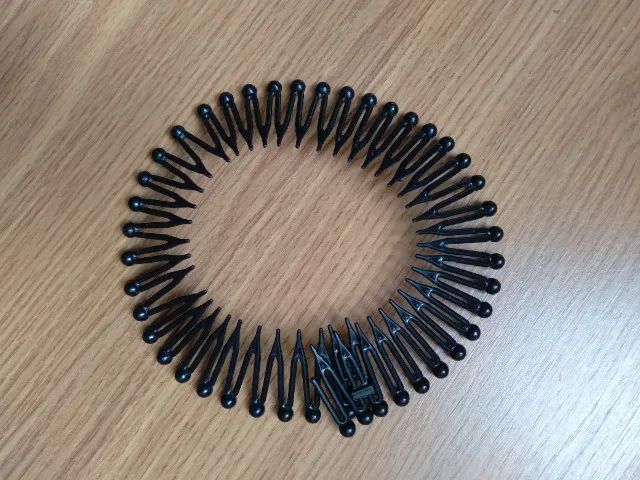 Tiara bell preta para cabelo - Foto 2