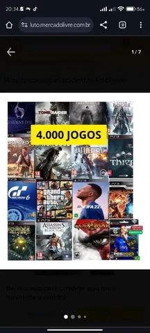 Pacote Jogos PS3 mídia digital — Videogames — Uberlândia