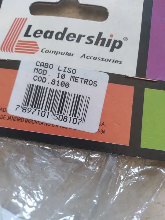 Cabo Telefone Liso 10 Metros - Foto 3