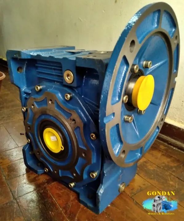 Moto redutor com freio WEG de 7,5cv/hp (5.5kw) 4 polos 1750rpm trifásico com NMRV110 MR7   - Foto 2