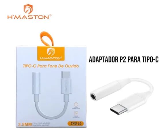 Adaptador Tipo-C Para Fone de Ouvido P2 H'Maston