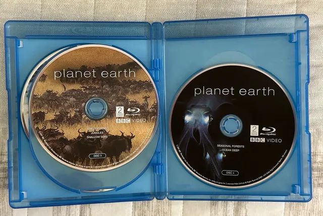 Blu-Ray Planet Earth c/ 4 Cds impecáveis, Importados. - Foto 4