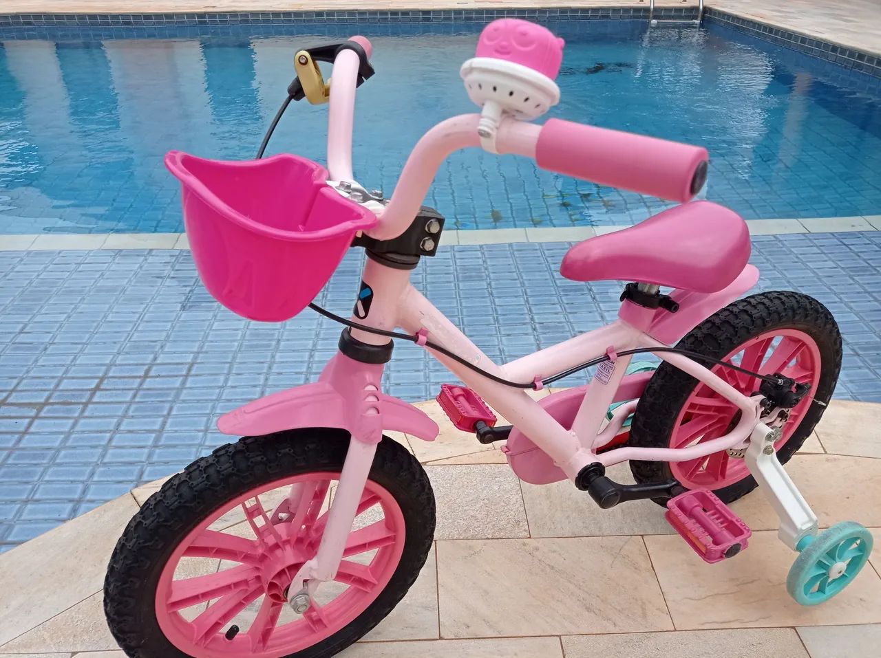 Bicicleta Infantil Rosa - Foto 2