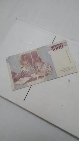 Notas originais 1 brasileira e 1 italiana - Foto 4