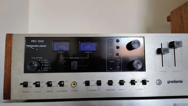  Gradiente  Amplificador Modelo Pro 1200 - Foto 5