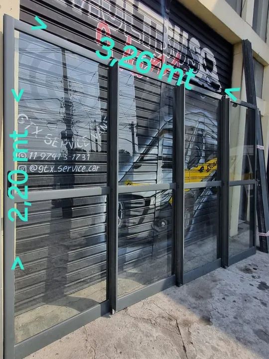 Porta balcão gold corre ambos lados - Foto 4