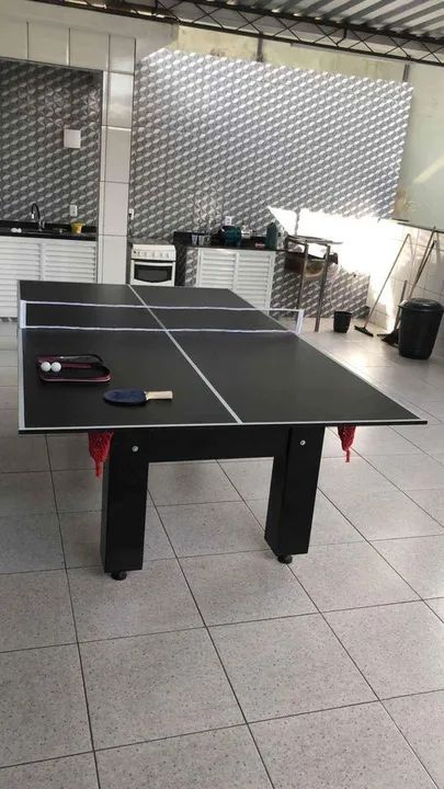 Sinuca Ping Pong 2 em 1