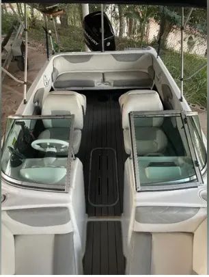 Lancha Sunbird Bayliner 170 - Optimax 115hp - troco por carro ou moto - Foto 9