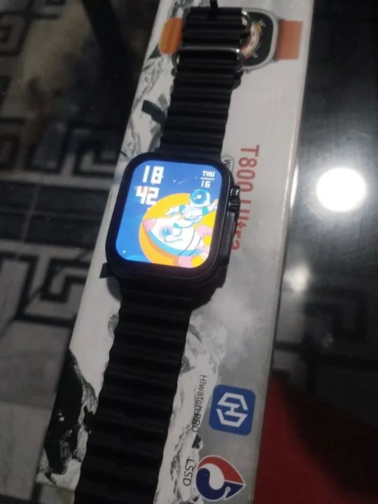 Smartwatch T800 Ultra - Tela colorida - Design moderno - Foto 2