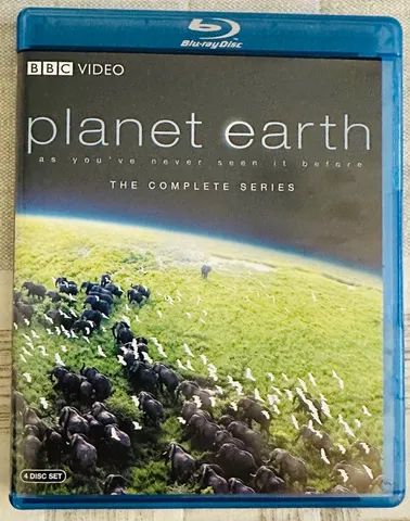 Blu-Ray Planet Earth c/ 4 Cds impecáveis, Importados.