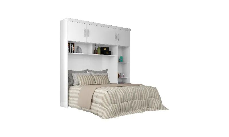 Roupeiro  Modulo Canto e Cama Box PAR4009 - Foto 4