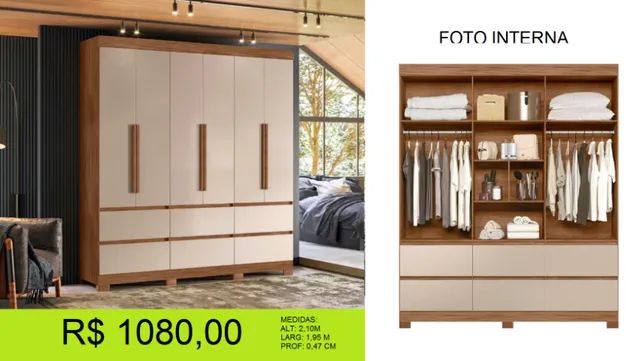 Roupeiro - Guarda roupa 