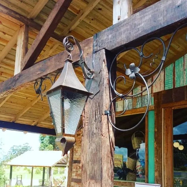 Luminárias em Ferro Forjado Sob Medidas e Exclusivas na CasaDeFerro - Foto 6