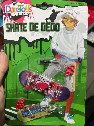 Skate de dedo com rodinhas e chave várias cores e modelos valor unidade  - Foto 5