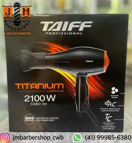 Secador de Cabelo Taiff Titanium 2100w 127v  - Foto 5
