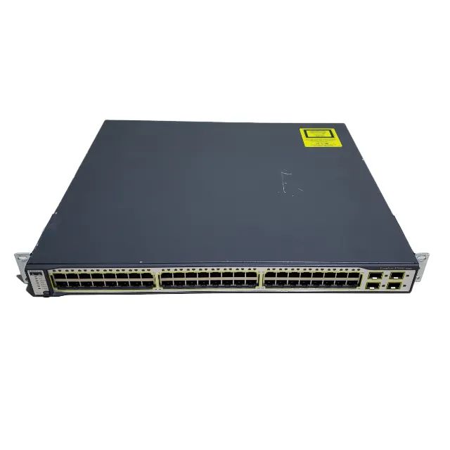 Switch Cisco Catalyst WS-C3750G-48TS 48 portas Giga +4Sfp