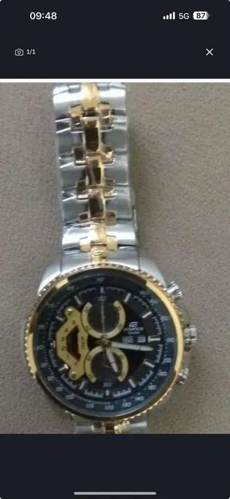 Relógio Casio edifice cara de palhaço 