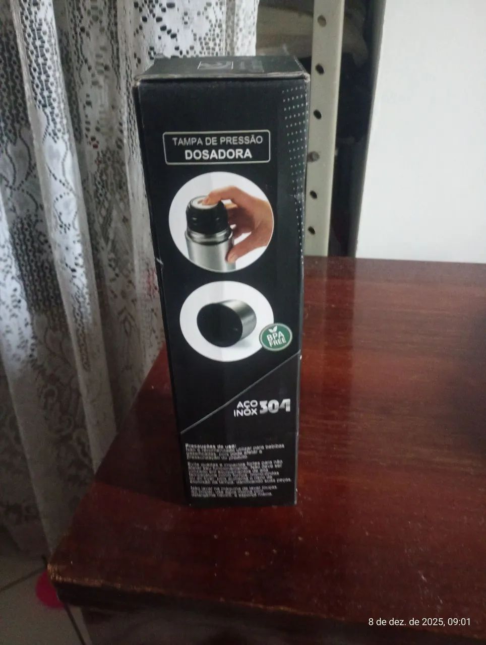 Garrafa térmica Nova 500ml alumínio  - Foto 2