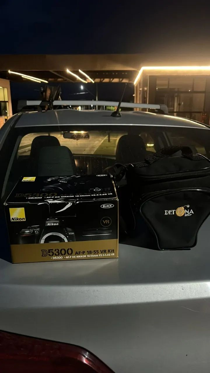 Câmera Fotográfica NIKON D5300 com acessórios e nota fiscal- PERFEITO ESTADO - Foto 2