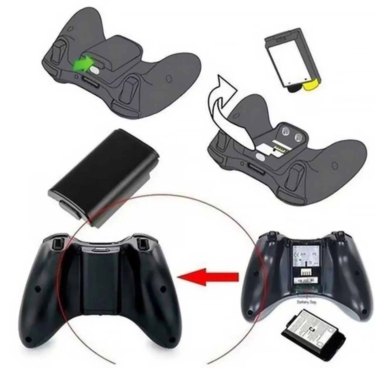 Controle Xbox e Pc sem fio - Foto 3