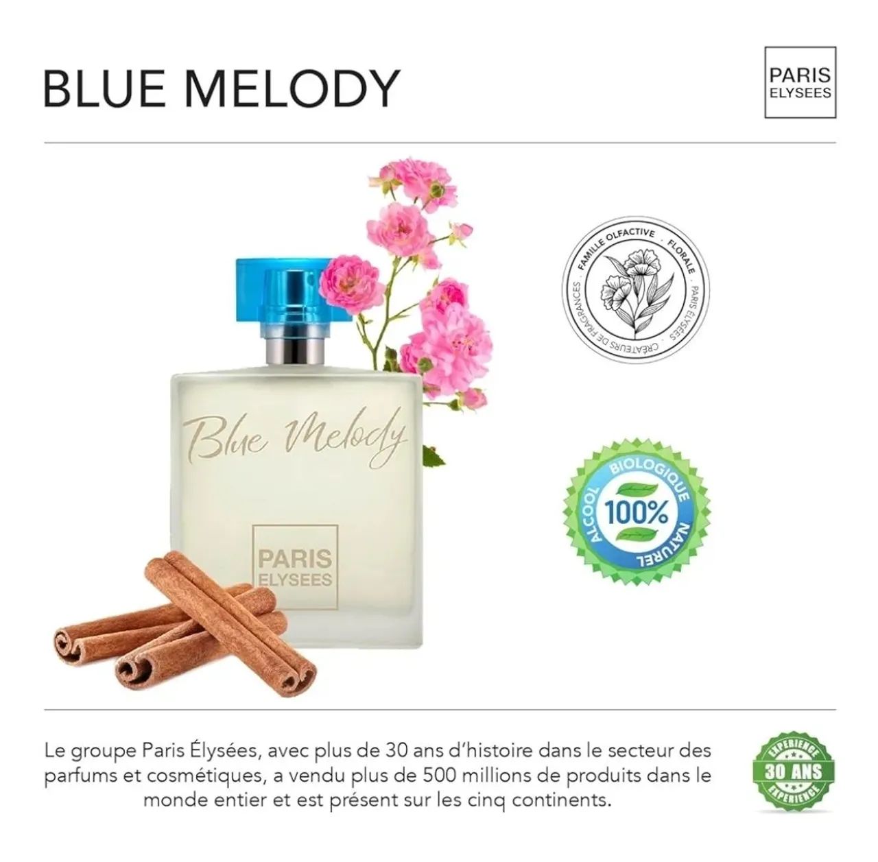 Perfume Blue Melody Paris Elysees - Original-Novo - Foto 3