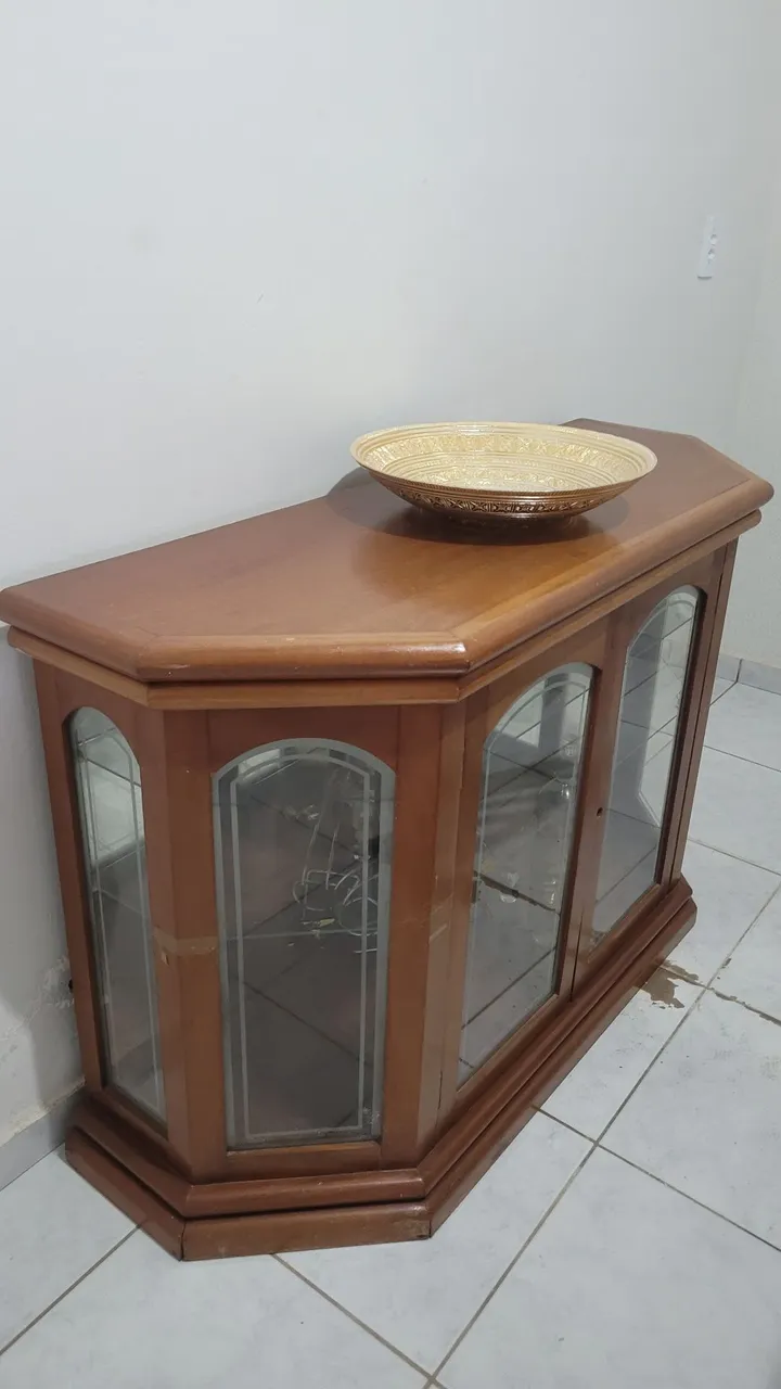 Penteadeira de Madeira com Vidro