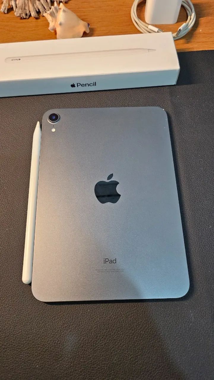 iPad本体 Apple iPad mini 6 256GB + Apple Pencil2 iPad Apple Mini 6, 256GB, WiFi, Cinza | KaBuM!