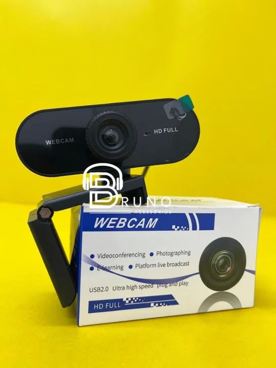Webcam HD Full 1080P USB 2.0 Plug and Play