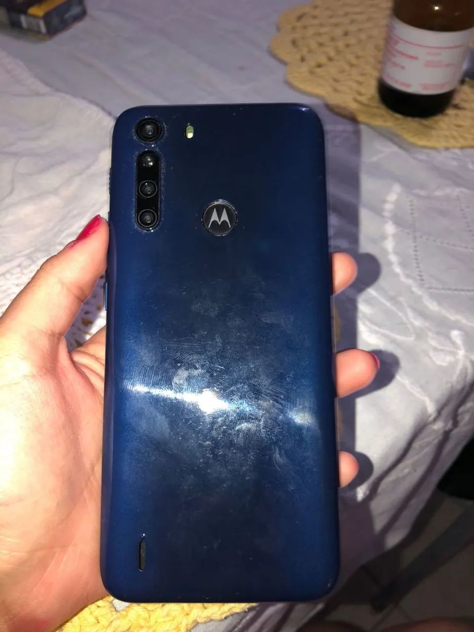 Vendo celular 128 gigas tela trincada mas funciona perfeitamente  - Foto 2