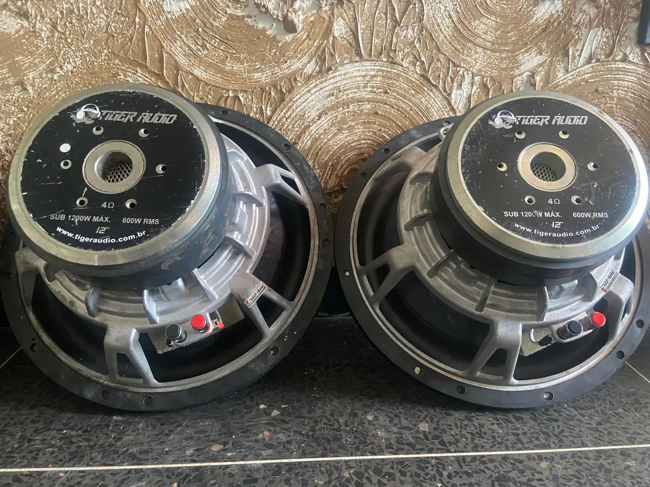 Par de subwoofer tiger audio 600w rms! - Foto 3