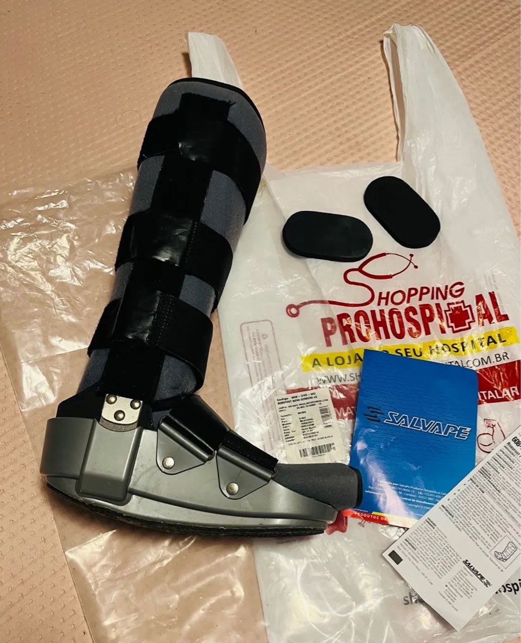 Bota ortopédica ROBOFOOT Salvapé Original usada por 20 dias  - Foto 4