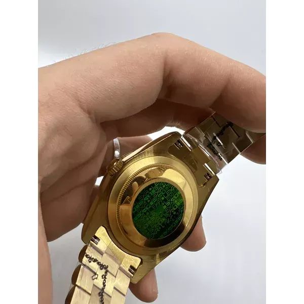 Relógio ROLEX AUTOMÁTICO DAY DATE Presidente Mostrador Preto - Foto 3