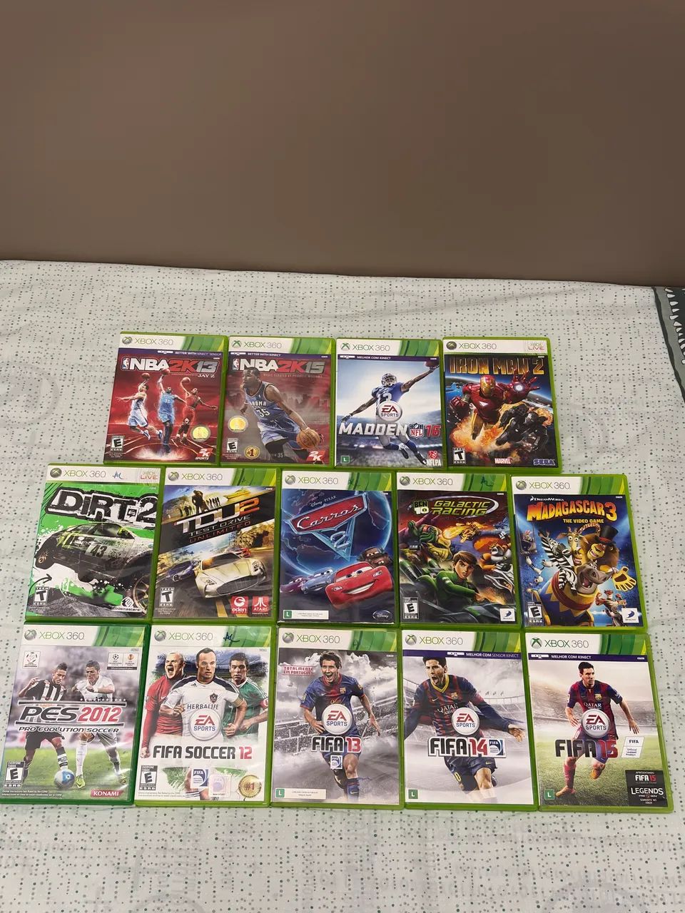 Xbox 360 Original + 18 jogos originais na capa - Foto 3