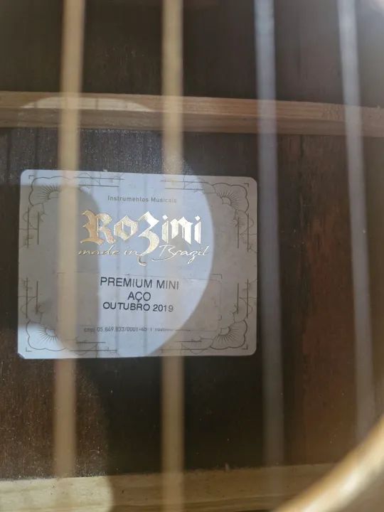 Violão Acústico Da Rozini baby aço valor 900 a vista - Foto 5