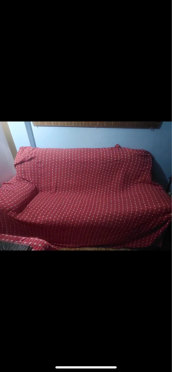 Sofá vermelho 3 lugares/ 2 lugares 64842829250946120