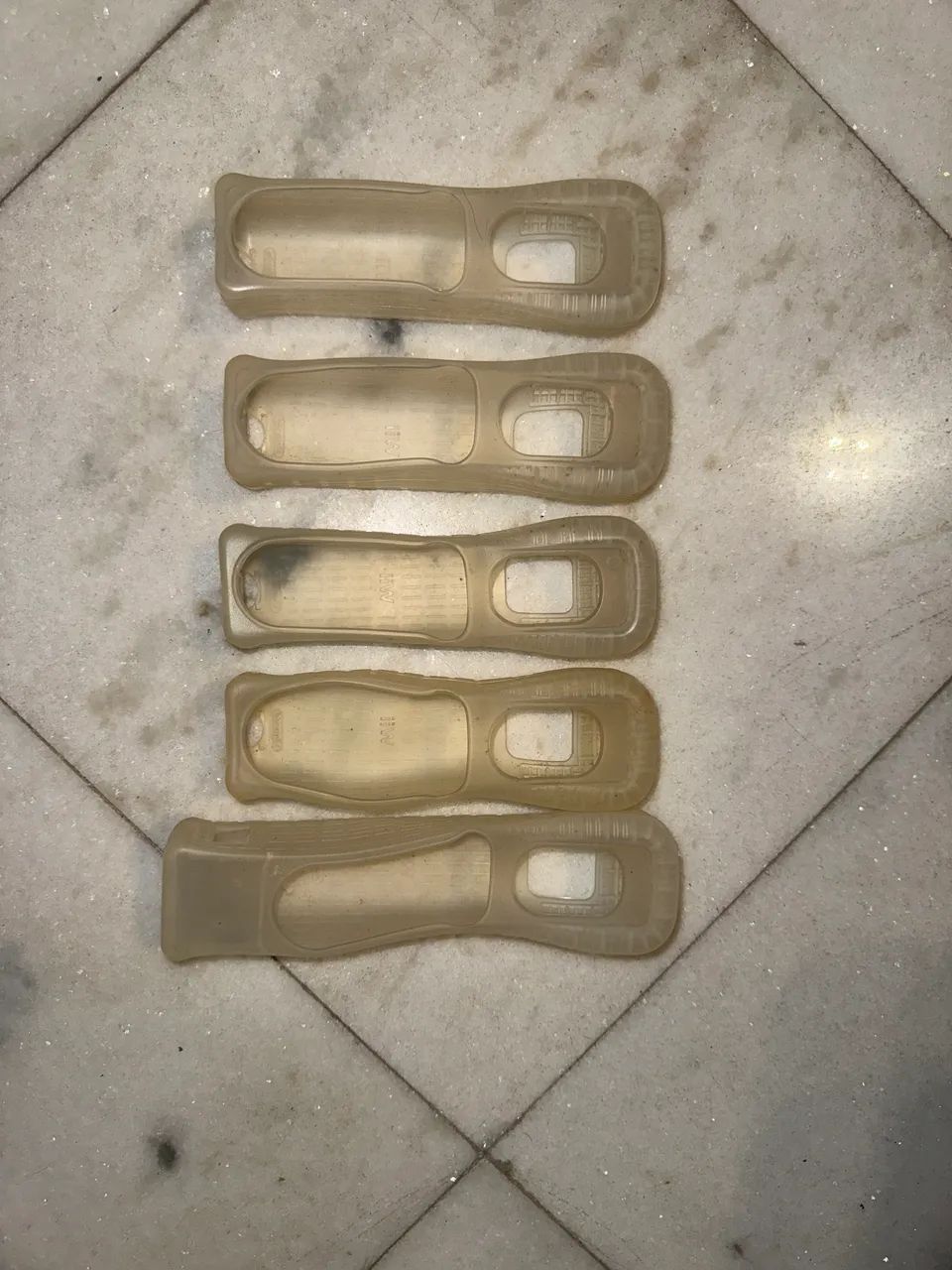 Capa de silicone de controle wii originais (lote)