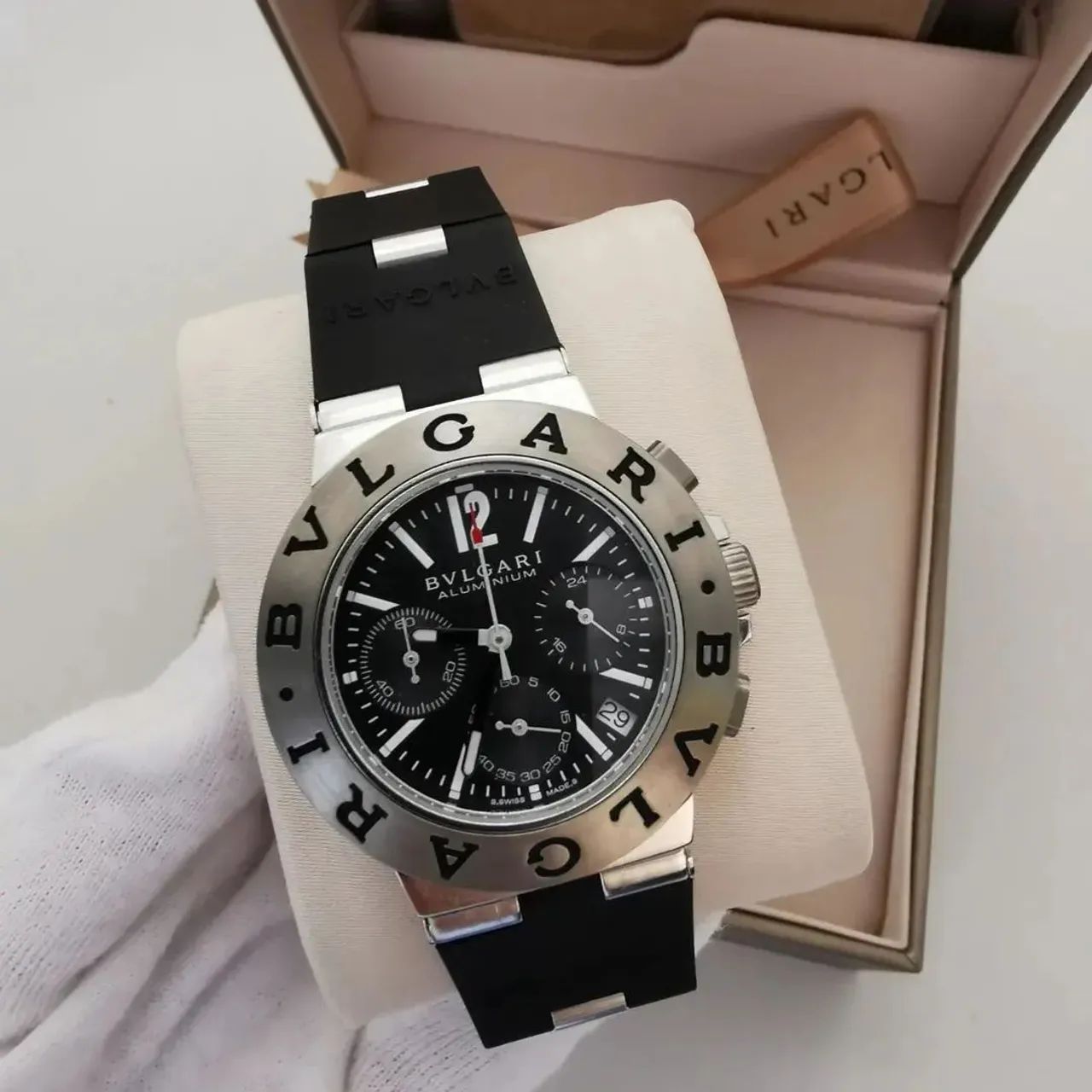 Relogio bvlgari aluminium  - Foto 3