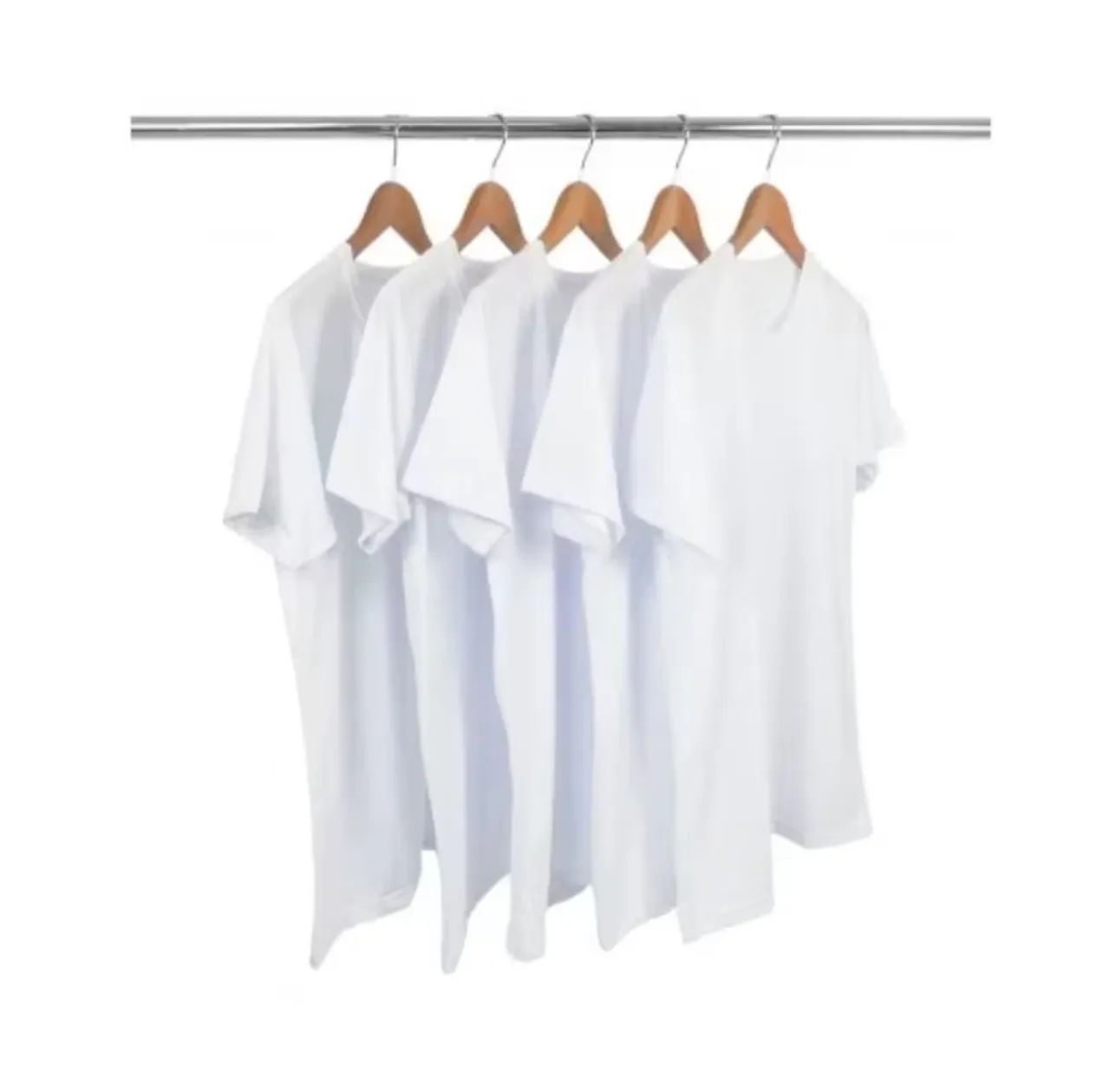 Kit 5 Camiseta 100% algodão - novas - Tam. GG